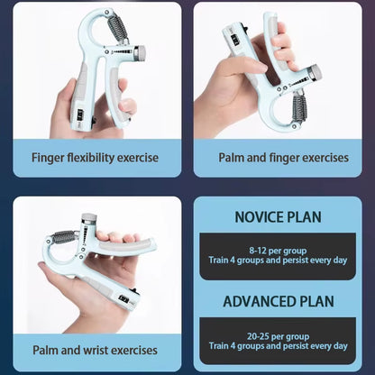 Unlock Your Strength with the 5-60Kg Adjustable Hand Grip Strengthener - Perfect for Building Wrist and Forearm Muscle!