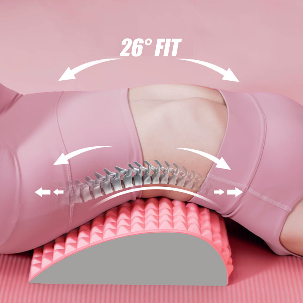 Ultimate Back Stretcher Pillow: Neck and Lumbar Support Massager for Pain Relief and Relaxation
