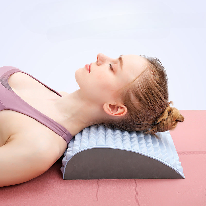 Ultimate Back Stretcher Pillow: Neck and Lumbar Support Massager for Pain Relief and Relaxation