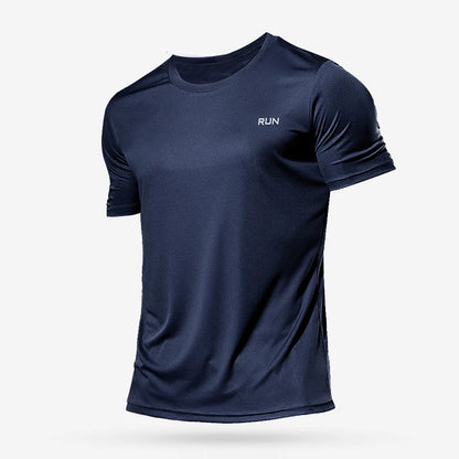 Elevate Your Workout with Our Quick-Dry Summer Gym T-Shirt for Men - Perfect for Running, Bodybuilding, and More!