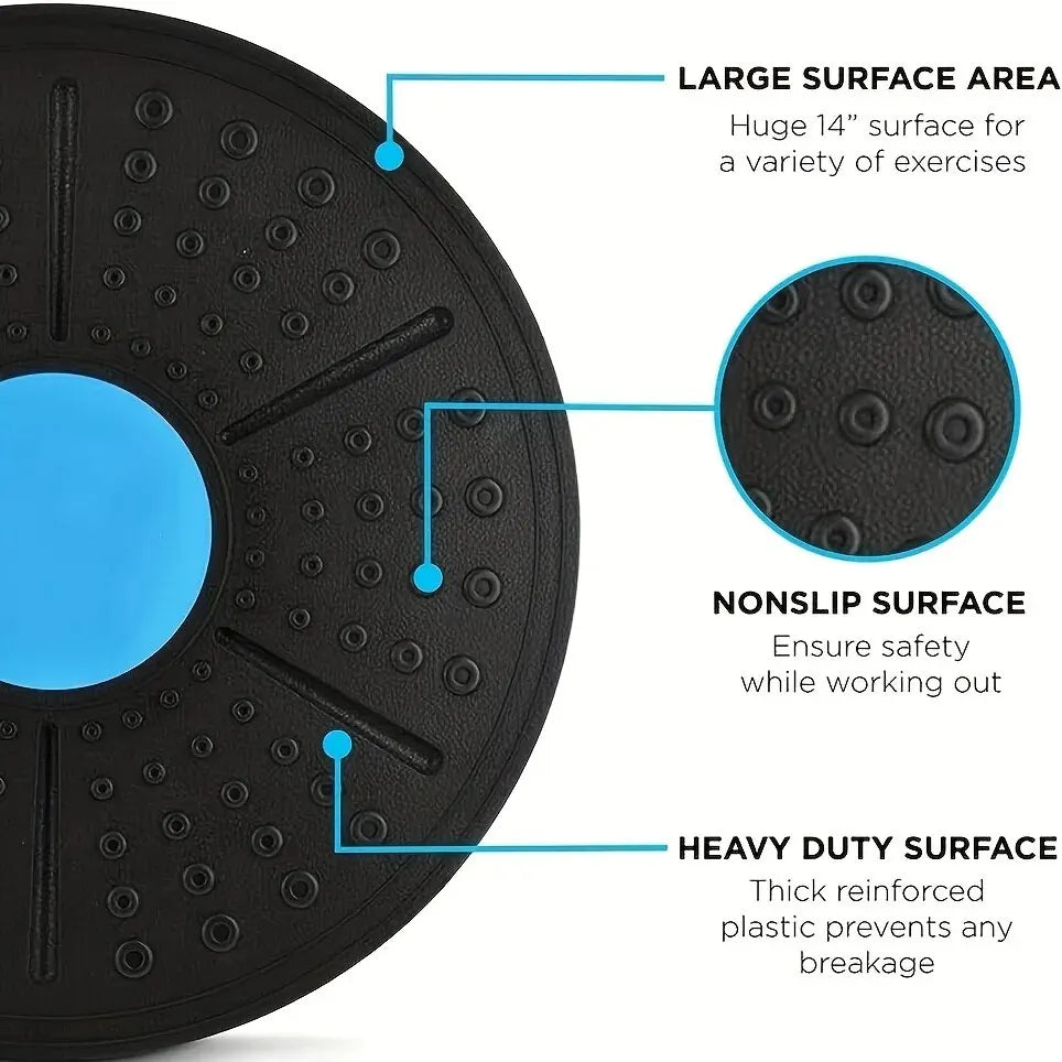 Elevate Your Fitness with the 1 Pc Yoga Balance Board - Perfect for Sensory Rehabilitation and Core Training