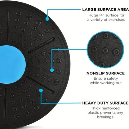 Elevate Your Fitness with the 1 Pc Yoga Balance Board - Perfect for Sensory Rehabilitation and Core Training