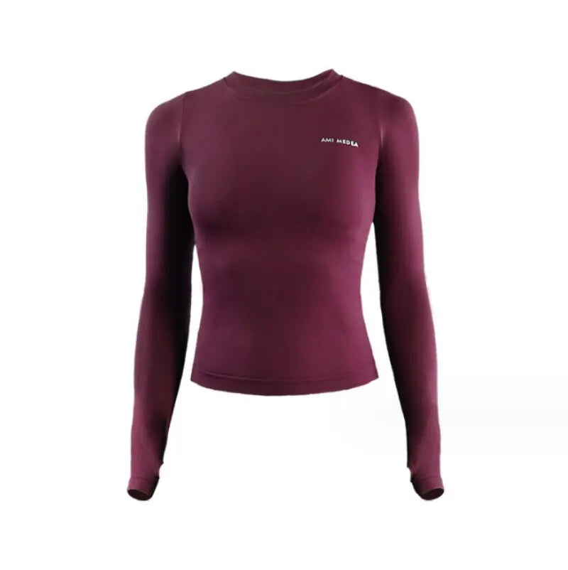 Elevate Your Workout with Our Long Sleeve Quick-Dry Yoga Shirts for Women - Perfect for Gym and Running!