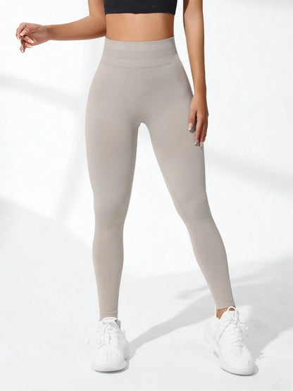 Elevate Your Workout with Women's High Waist Seamless Yoga Leggings - Breathable, Stretchy, and Butt Lifting Sports Pants