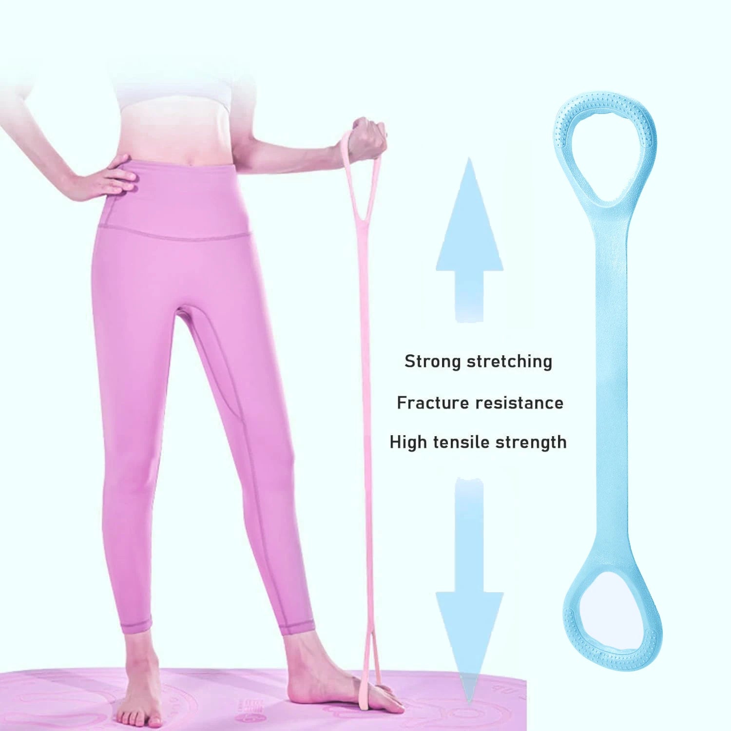 Elevate Your Workout with the 8-in-1 Resistance Band for Arm, Back, and Shoulder Training - Perfect for Yoga and Pilates!
