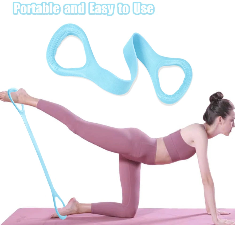 Elevate Your Workout with the 8-in-1 Resistance Band for Arm, Back, and Shoulder Training - Perfect for Yoga and Pilates!