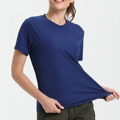 Elevate Your Workout with Our Women's Ultralight Quick Dry Sport T-Shirt - Breathable and Lightweight Compression for Running and Gym Sessions