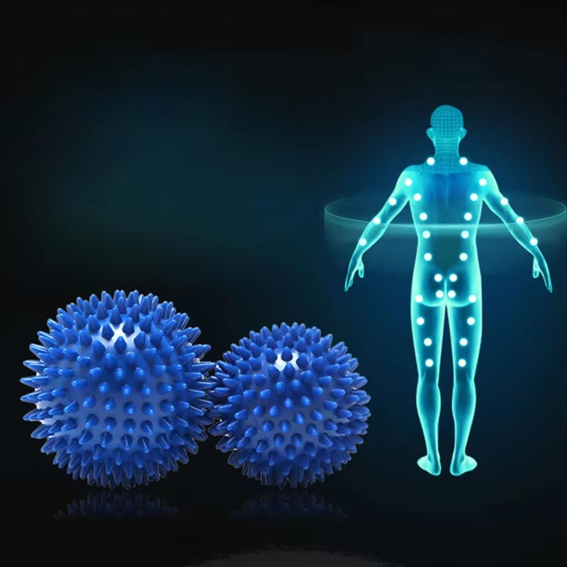 Revitalize Your Feet with the 7cm Hard Spiked PVC Massage Ball - Perfect for Plantar Fasciitis Relief and Muscle Relaxation
