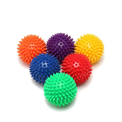 Revitalize Your Feet with the 7cm Hard Spiked PVC Massage Ball - Perfect for Plantar Fasciitis Relief and Muscle Relaxation