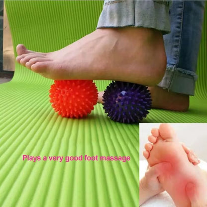 Revitalize Your Feet with the 7cm Hard Spiked PVC Massage Ball - Perfect for Plantar Fasciitis Relief and Muscle Relaxation