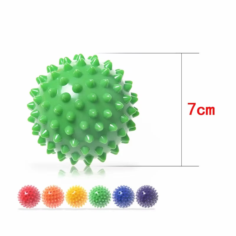 Revitalize Your Feet with the 7cm Hard Spiked PVC Massage Ball - Perfect for Plantar Fasciitis Relief and Muscle Relaxation